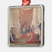 Poliphilus Kneeling voor Queen Eleuterylida Metalen Ornament (Links)