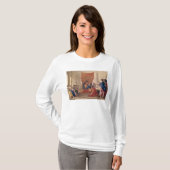 Poliphilus Kneeling voor Queen Eleuterylida T-shirt (Voorkant volledig)