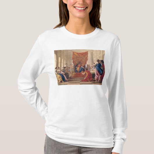 Poliphilus Kneeling voor Queen Eleuterylida T-shirt (Voorkant)