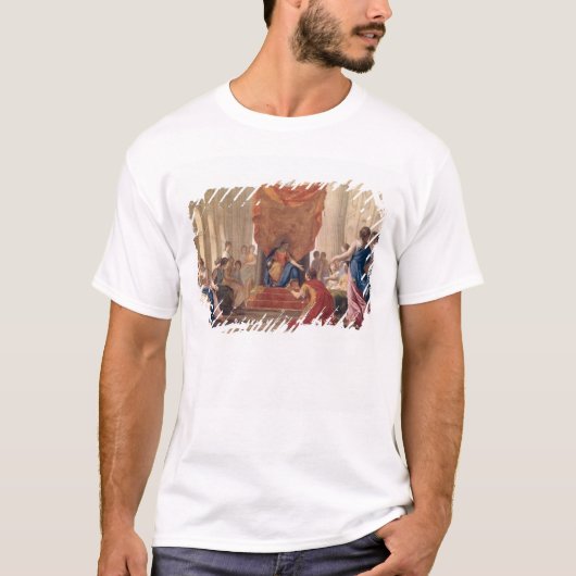 Poliphilus Kneeling voor Queen Eleuterylida T-shirt (Voorkant)