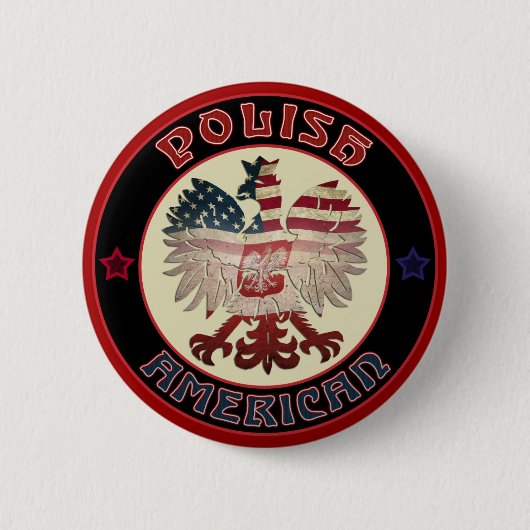 Polish American Eagle Button (Voorkant)
