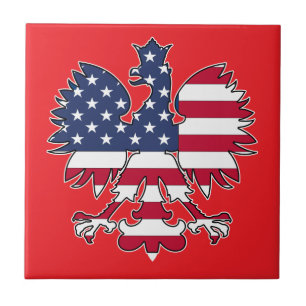 Polish American Eagle Keramische Tegel Tegeltje