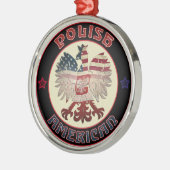 Polish American Eagle Ornament (Links)