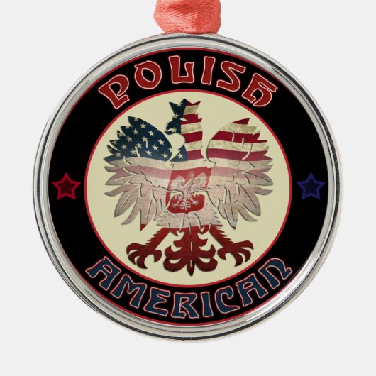 Polish American Eagle Ornament (Voorkant)