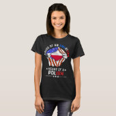 Polish American Foreign Country Poland Flag T-shirt (Voorkant volledig)
