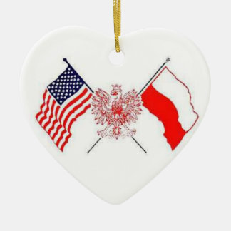 POLISH AMERICAN KERAMISCH ORNAMENT