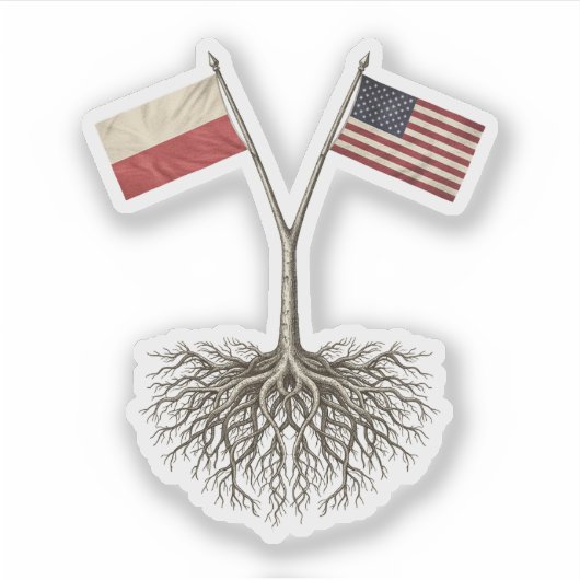 Polish - American Sticker (Voorkant)