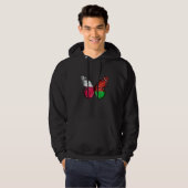 Polish Belarusian Flag Butterfly Hoodie (Voorkant volledig)