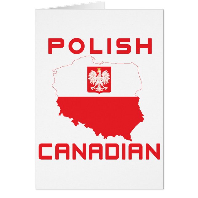 Polish Eagle Canadese kaart (Voorkant)