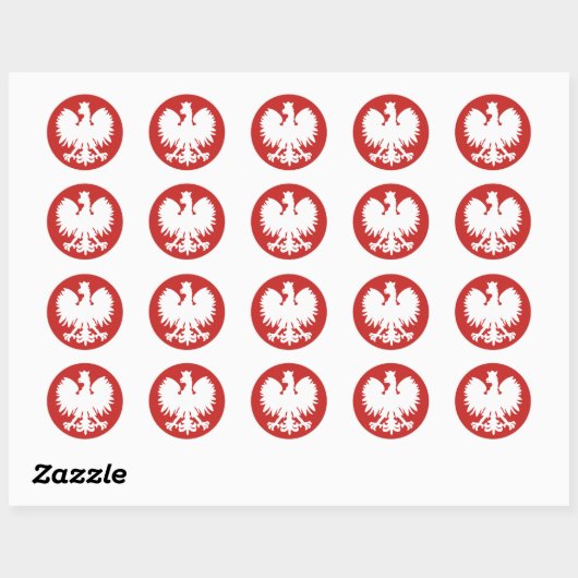 Polish Eagle Sticker (Vel)