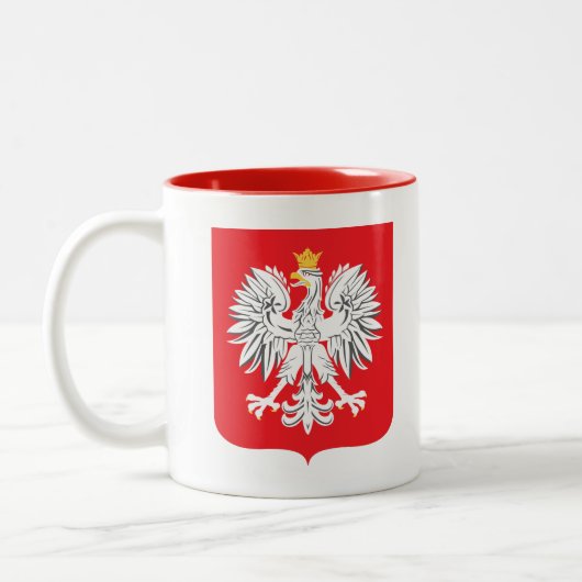 Polish-Eagle Tweekleurige Koffiemok (Links)