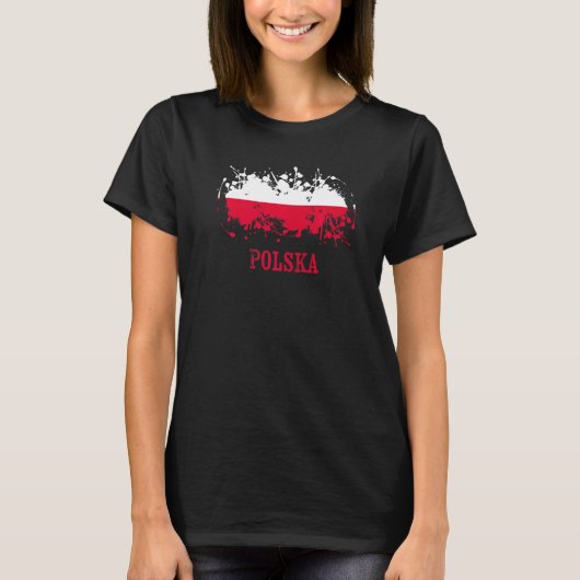 Polish enthusiasts for Polska and Poland T-shirt (Voorkant)