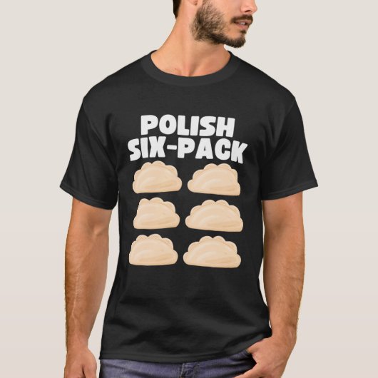 Polish Food Polish Six Pack Pierogi T-shirt (Voorkant)