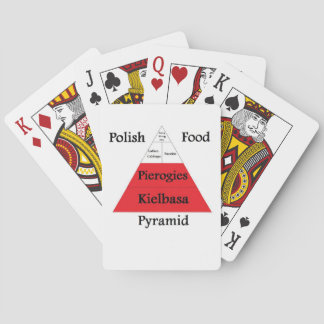 Polish Food Pyramid Playing Cards Pokerkaarten