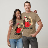 Polish Girl Unbreakable Polska Flag T-shirt (Unisex)