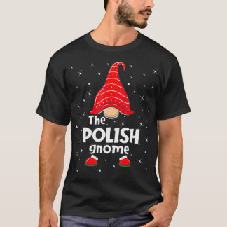 Polish Gnome Family Matching Christmas Funny Gift  T-shirt