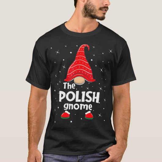 Polish Gnome Family Matching Christmas Funny Gift T-shirt (Voorkant)
