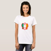 POLISH/IRISH FLAG T-SHIRT (Voorkant volledig)