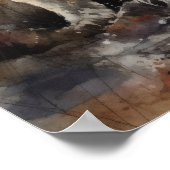 Polish Lowland Sheepdog Hond Art Print Poster (Hoek)