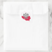 Polish Map Flag Sticker (Tas)