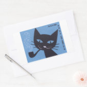 Polish Matchbox Label Cat Roken Pijp (Envelop)