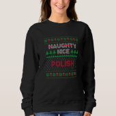 Polish  Nice Naughty List Polish Ugly Sweater (Voorkant)