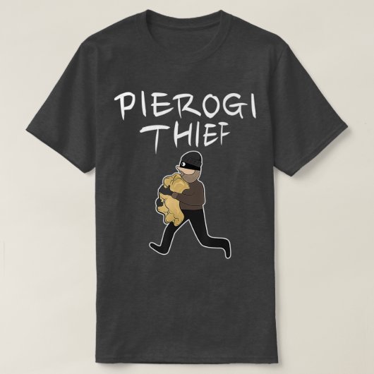 Polish Pierogi Thief Funny Art Dumplings T-shirt (Design voorkant)