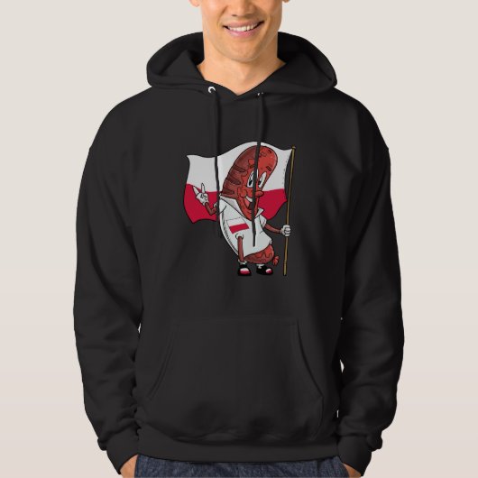 Polish pork roast sausage hoodie (Voorkant)