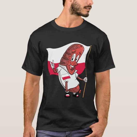 Polish pork roast sausage t-shirt (Voorkant)