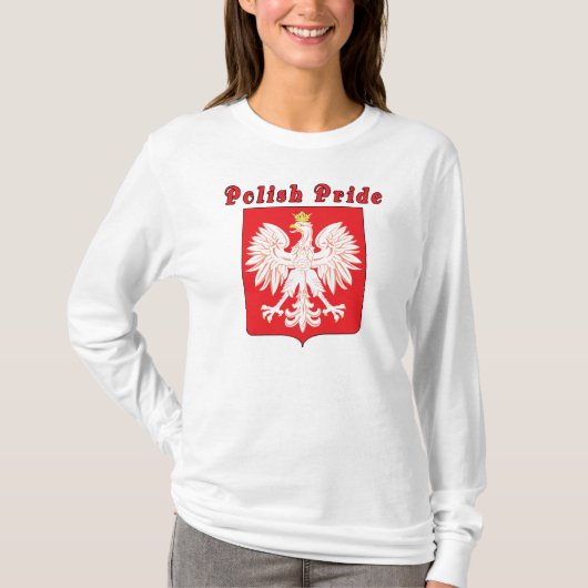 Polish Pride Eagle Dames Shirt (Voorkant)