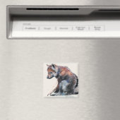 Polish Wolf Pup 2001 Magneet (Insitu (Vaatwasser))