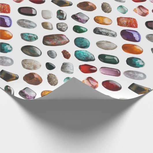 Polished Stones Pattern Cadeaupapier (Hoek)