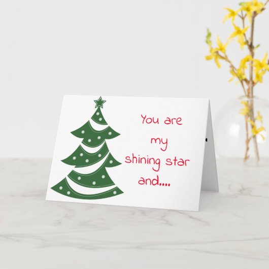 ** POLISHER OF YOUR SHINING STAR** KERSTLIEFDE KAART (Gele Bloem)