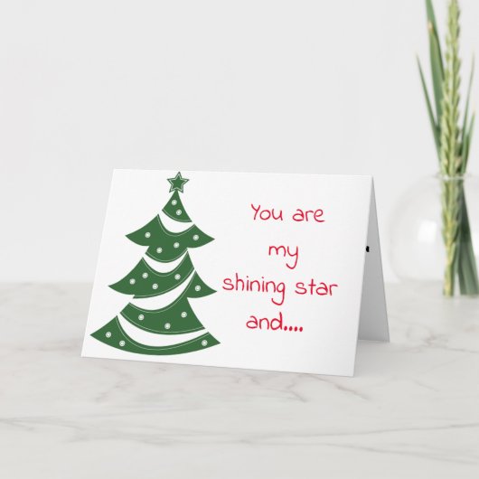 ** POLISHER OF YOUR SHINING STAR** KERSTLIEFDE KAART (Voorkant)