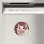 Polite Cat Meme Magnet (Insitu (Vaatwasser))