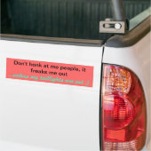 Polite Honking Bumpersticker (Op Truck)