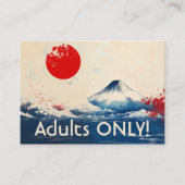 Polite NO KIDS Japonesque Harmony with Fuji Informatiekaartje (Voorkant)