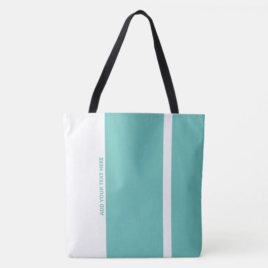 Polite Waterverf Moderne verticale banden Tote Bag (Voorkant)