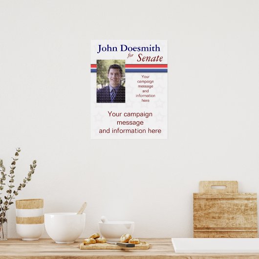 Political Campaign Poster Template (Keuken)