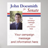 Political Campaign Poster Template (Voorkant)