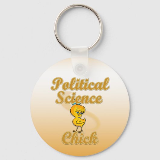 Political Science Chick Sleutelhanger (Voorkant)