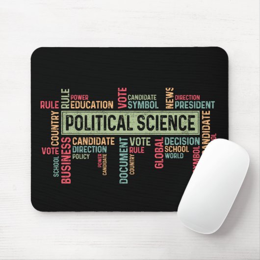 Political Science Muismat (Met muis)