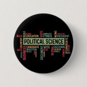 Political Science Ronde Button 5,7 Cm (Voorkant)