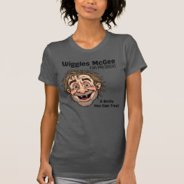 Political T Shirt, Wiggles McGee For President T-shirt