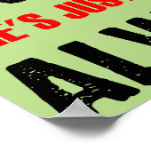 Politically Correct Mom Always Right Funny Poster (Hoek)