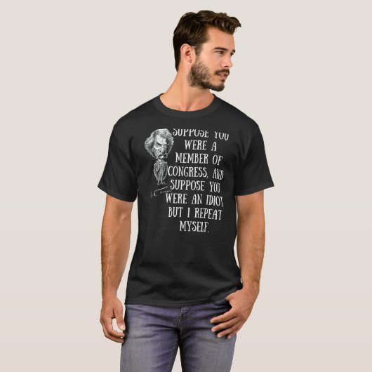 Politici & een lid van het Congres Politieke Anti T-shirt (Voorkant volledig)