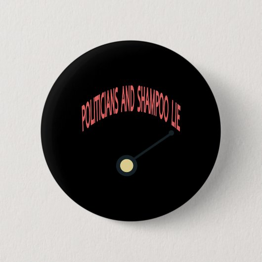 Politici en shampoo liegen ronde button 5,7 cm (Voorkant)