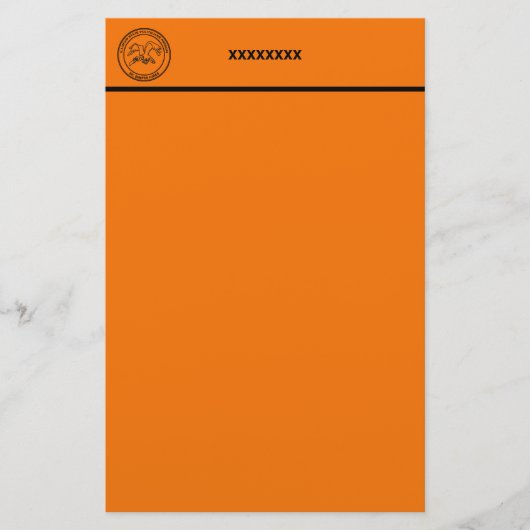 Politici in Illinois, gevangenis Briefpapier (Voorkant)