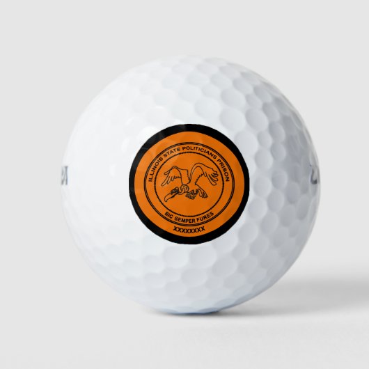 Politici in Illinois, gevangenis Golfballen (Voorkant)