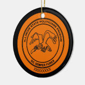 Politici in Illinois, gevangenis Keramisch Ornament (Links)